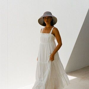 Sabo Skirt White Maxi Dress